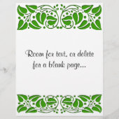 ことわざオーガニックフライヤーテンプレート チラシ (裏面)