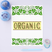 ことわざオーガニックフライヤーテンプレート チラシ (シングル)