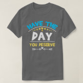 ことわざカッコいいやる気を起こさせる Tシャツ (デザイン正面)