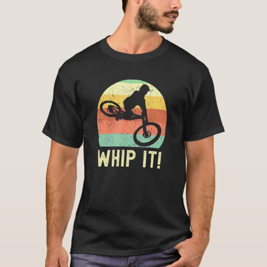 ことわざカッコいいマウンテンバイクジャージュライドバイクムットホイイ Tシャツ (正面)