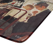 ことわざグレースバイノーマンロックウェル カッティングボード (角)