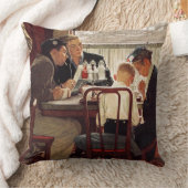 ことわざグレースバイノーマンロックウェル クッション (ブランケット)