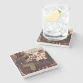 ことわざグレースバイノーマンロックウェル ストーンコースター (横)