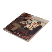 ことわざグレースバイノーマンロックウェル タイル (側面)