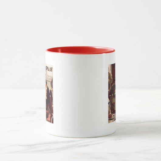 ことわざグレースバイノーマンロックウェル マグカップ (中央)