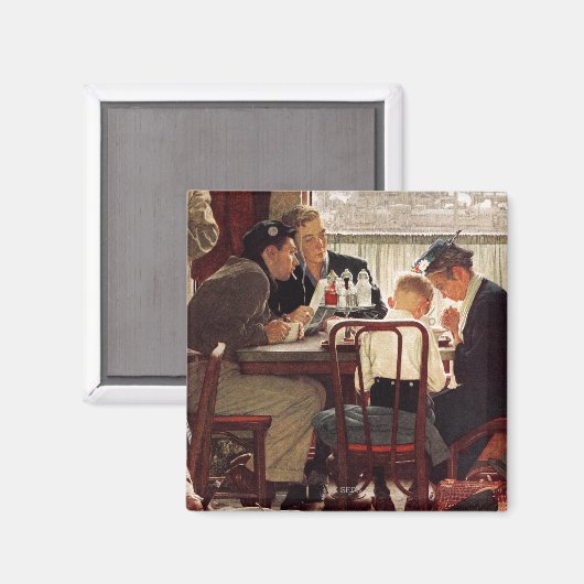 ことわざグレースバイノーマンロックウェル マグネット (正面/裏面)