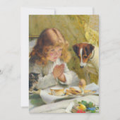 ことわざトゥールズ祈りの言葉サスペンスチャールズバートン理容師 招待状 (正面)