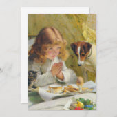 ことわざトゥールズ祈りの言葉サスペンスチャールズバートン理容師 招待状 (正面/裏面)