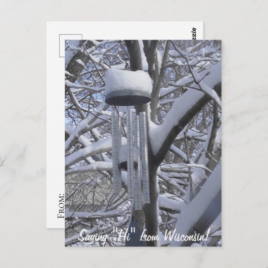 ことわざハイウィスコンシンスノーウィー・キムズ ポストカード (正面/裏面)