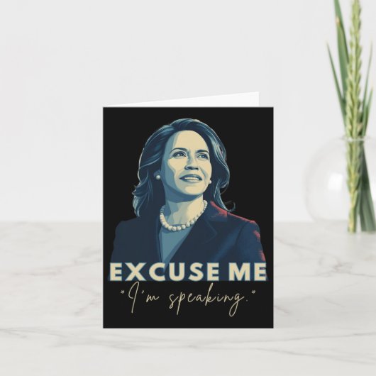 ことわざハリス2024カマラハリス社長 カード (正面)