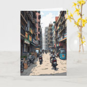 ことわざハローインド カード (黄色い花)