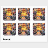 ことわざハローインド | コルカタ スクエアシール (シート)