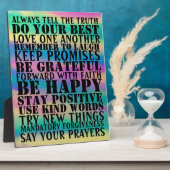 ことわざプラーク前向きの徴候 フォトプラーク (側面)