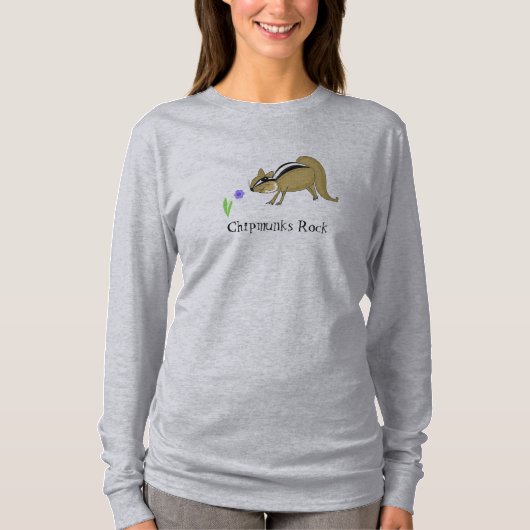 ことわざ付き漫画チムンク Tシャツ (正面)