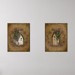 ことわざ前向きヴィンテージルックバードハウズベリー