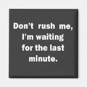 ことわざ引用文の単語ユーモアsarcasti おもしろい マグネット (正面)