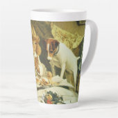 ことわざ当社祈りの言葉サスペンスチャールズバートン理容師 カフェラテマグ (右アングル)