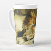 ことわざ当社祈りの言葉サスペンスチャールズバートン理容師 カフェラテマグ (左アングル)