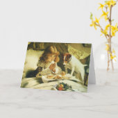 ことわざ当社祈りの言葉サスペンスチャールズバートン理容師 カード (黄色い花)