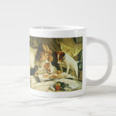 ことわざ当社祈りの言葉サスペンスチャールズバートン理容師 ジャンボコーヒーマグカップ (右)