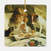 ことわざ当社祈りの言葉サスペンスチャールズバートン理容師 セラミックオーナメント (裏面)