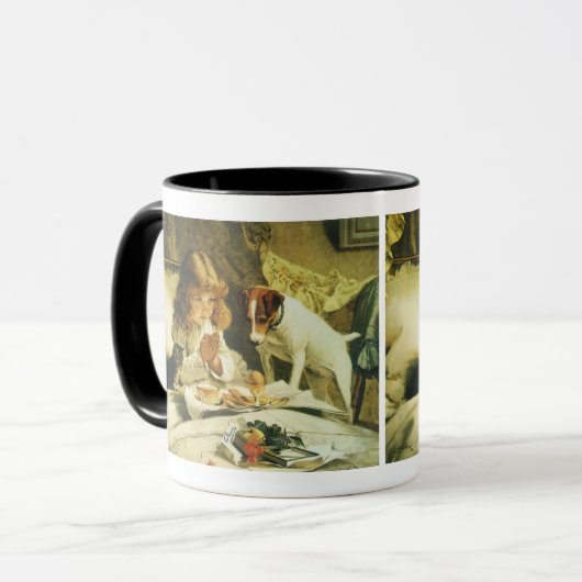 ことわざ当社祈りの言葉サスペンスチャールズバートン理容師 マグカップ (正面左)