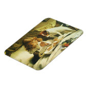 ことわざ当社祈りの言葉サスペンスチャールズバートン理容師 マグネット (左側)