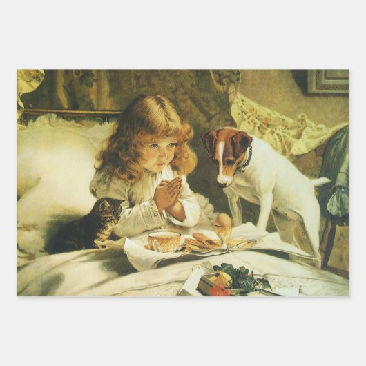 ことわざ当社祈りの言葉サスペンスチャールズバートン理容師 ラッピングペーパーシート (正面3)