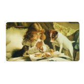 ことわざ当社祈りの言葉サスペンスチャールズバートン理容師 ラベル (正面)