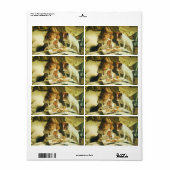 ことわざ当社祈りの言葉サスペンスチャールズバートン理容師 ラベル (フルシート)