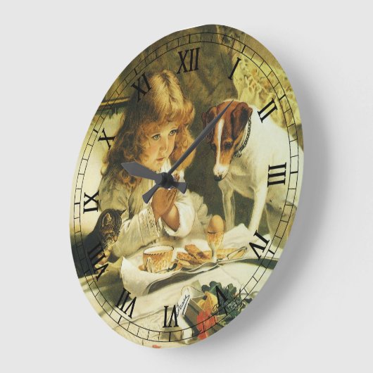 ことわざ当社祈りの言葉サスペンスチャールズバートン理容師 ラージ壁時計 (傾斜)