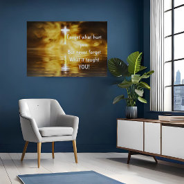 ことわざ忘れが何を傷つけたか感動的 ポスター