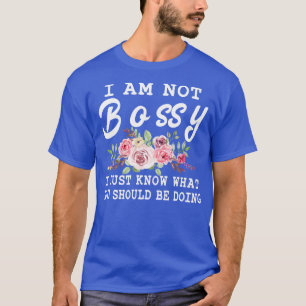 ことわざ感動的フローラプレゼント私は彼女ではない Tシャツ