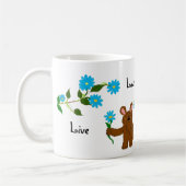 ことわざ感動的マグ コーヒーマグカップ (左)