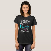 ことわざ未来ナース看護学校学生RN BSN Tシャツ (正面フル)