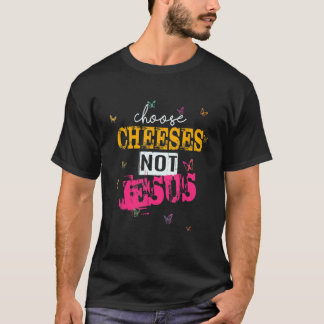 ことわざ無神論者はイエスではなくイエスを選ぶ36 Tシャツ