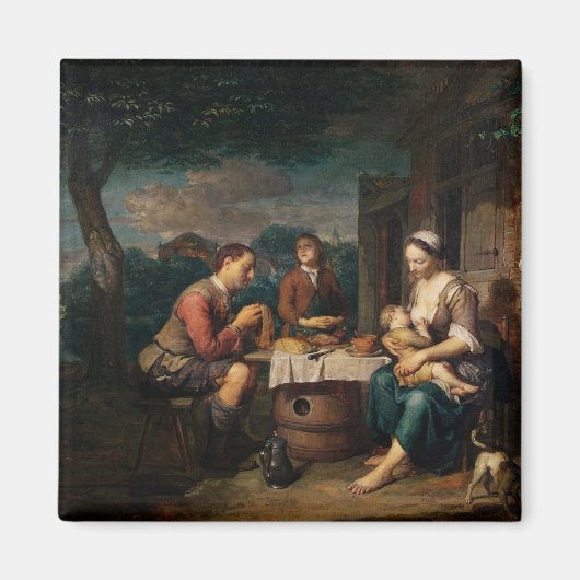 ことわざ猶予 マグネット (正面)