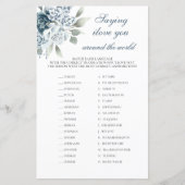 ことわざ私は世界の周りあなたを愛するブライダルゲーム (正面)