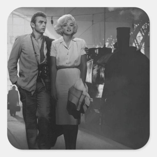 ことわざ送別 スクエアシール (正面)