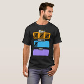 ことわざ飲用ビールアルコールパーティー Tシャツ (正面フル)