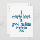 ことわざ 17:22 ポストカード (正面/裏面)