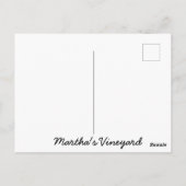 ことわざHIフロムマーサズヴィンヤードビーチポストカード ポストカード (裏面)