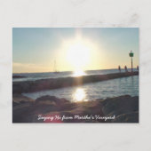 ことわざHIフロムマーサズヴィンヤードビーチポストカード ポストカード (正面)