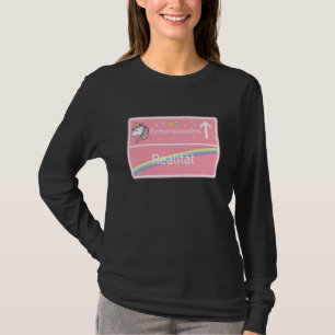 ことわざUnicorn Paradies現実の場所Sの代わりに Tシャツ