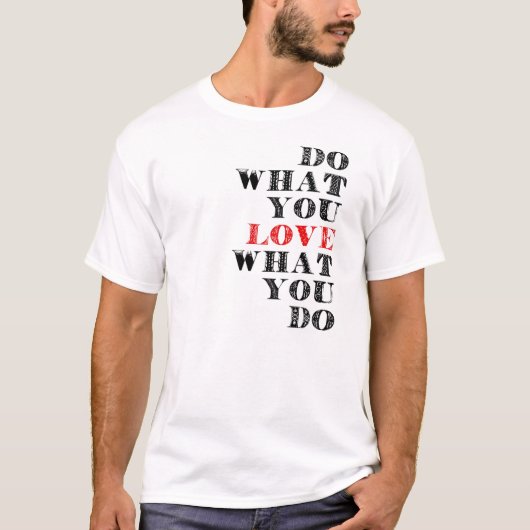 ことを愛するものして下さい Tシャツ (正面)