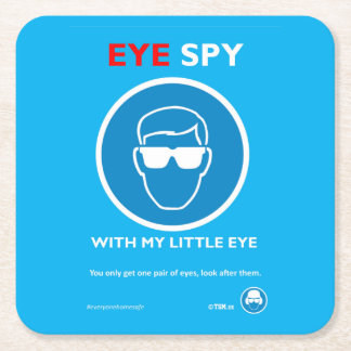 ことコップの印のテーブルのゆとり保って下さい スクエアペーパーコースター