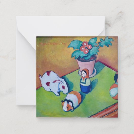 こどもの日おめでとう！ ノートカード (正面)