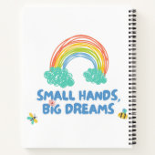 こどもの日小さな手、大きな夢 ノートブック (裏面)