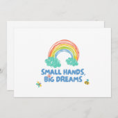 こどもの日 小さな手、大きな夢 サンキューカード (正面/裏面)