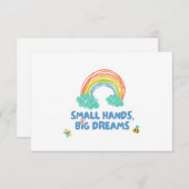 こどもの日 小さな手、大きな夢 サンキューカード (正面/裏面)